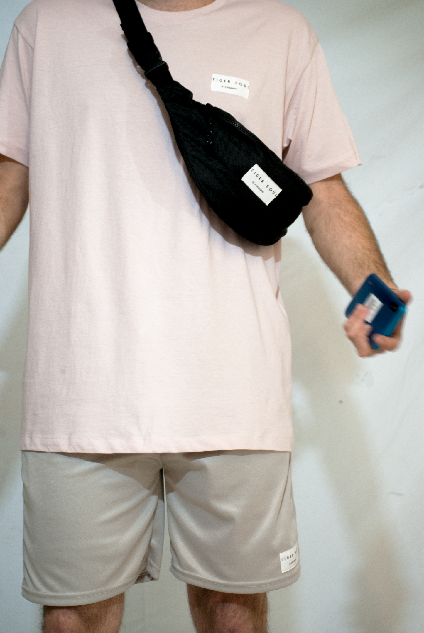 Recycled Champagne Shorts - Tiger Soul Barcelona