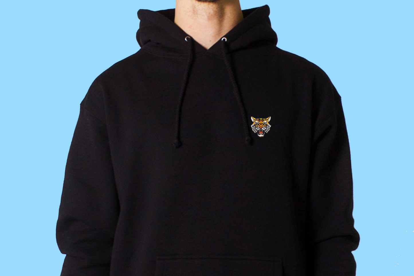 Black Hoodie (GENDERLESS) - Tiger Soul Barcelona