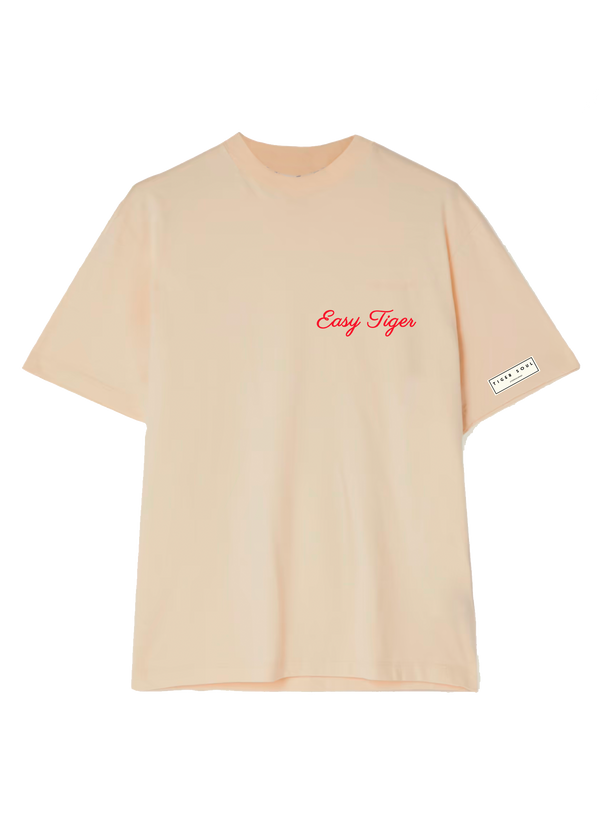 Easy Tiger off white t-shirt - Tiger Soul Barcelona