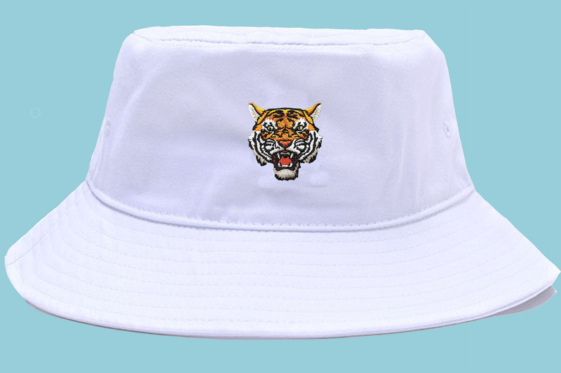 Tiger Soul - White Bucket Hat - Tiger Soul Barcelona