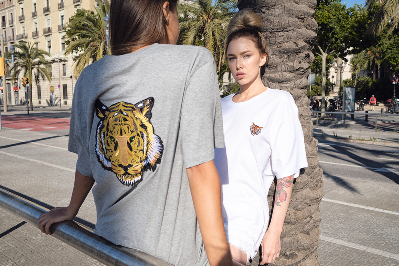 Tiger Soul - Grey T-shirt (Unisex) - Tiger Soul Barcelona
