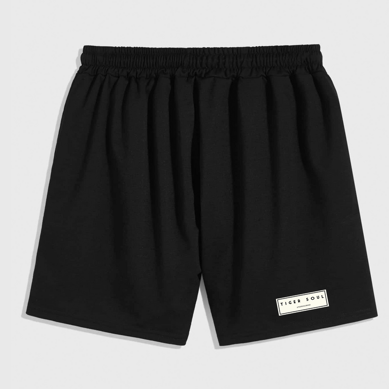 Recycled Black Shorts - Tiger Soul Brand